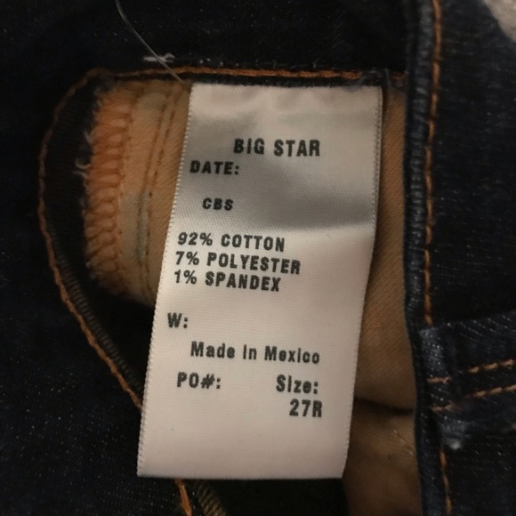 LOW RISE DARK JEANS💙 - Picture 2 of 3